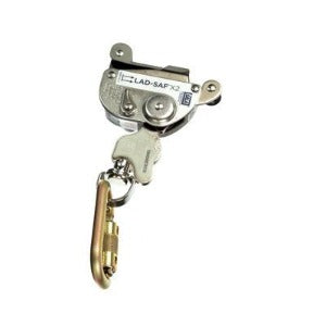 3M DBI-SALA 6160030 Trava Quedas Lad-Saf X2, para uso com cabo galvanizado ou aço inoxidável de diametro 9.5 mm (3/8") e 8 mm (5/16"), código NCM 84798999, produto importado, catalogo data sheet