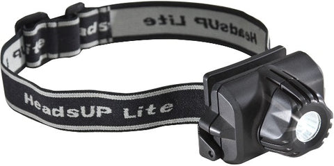 Pelican 2690 Z0 Lanterna HeadsUp Lite, para uso em capacete ou cabeça, hands-free, luz de LED de 74 lumens, classe I, II e III, Divisão 1, all-weather, IECEx, certificada para área de segurança, substituto do antigo modelo EXHT180, produto importado