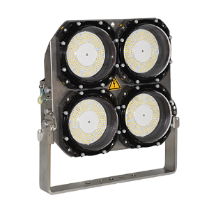 Glamox FL60402000-US Refletor LED (floodlight), corpo em alumínio, tensão de alimentação 230Vca, 40W de potência, grau de proteção IP66/67, comprimento 444mm, largura 249mm e altura 475mm, 7020940349130, produto importado, ficha técnica catalogo datasheet