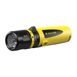 Ledlenser EX7R Lanterna Recarregável, Ex Zona 1/21, 500837, peso 228 g, interruptor magnético liga/desliga pode ser facilmente operado com luvas, foco ajustável, Grupos IIC / IIIC, código NCM 851310, produto importado