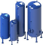 Pirow PI-4391 Vaso de Pressão, vertical, para filtragem de água oleosa, ASME seção VIII divisão 1, PMA 5 kgf/cm², casco em aço ASTM A216 gr WCB, tampos plano e torisférico P.projeção 1,03Kgf/cm², temperatura projeção-20°C/60°C, DI 100 x CET 2500 mm, produto importado