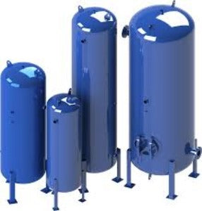 Pirow PI-4391 Vaso de Pressão, vertical, para filtragem de água oleosa, ASME seção VIII divisão 1, PMA 5 kgf/cm², casco em aço ASTM A216 gr WCB, tampos plano e torisférico P.projeção 1,03Kgf/cm², temperatura projeção-20°C/60°C, DI 100 x CET 2500 mm, produto importado