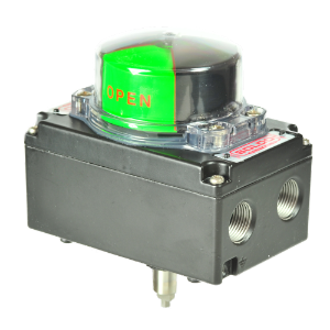Soldo SFH0080-10W01A3 Transmissor de Posição, HART, transdutor rotativo, com indicador visual de posição, faixa de sinal de 4 a 20 mA, -40 a +80 °C, 2 x ½” NPT, IP66, corpo em alumínio fundido, produto importado, ficha técnica data sheet
