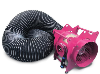 ExStream 300 Ventilador Exaustor 230V, 7750m3/hora, corpo em Aço (mild steel), disponível em 110V e 230V, 50 e 60Hz, certificado para Zonas 1 e 2 ATEX, IECEx, pintura standard C5M offshore, produto importado