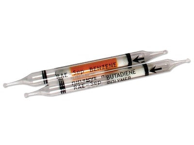 RAE Systems 012-3022-010 Tubos de Separação de Benzene, 9.8 eV, faixa de 0.1 a 1000 ppmv, temperatura de trabalho 2 a 40°C (36 a 104°F), produto importado, ficha técnica catálogo