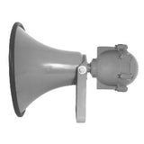 Gai-Tronics 13310-201 Compression Driver, 16 Ohm, 30W, UL Divisão 1 áreas perigosas, baixa distorção, pintura epoxi, corpo em alumínio, alta qualidade de reprodução sonora, para uso naval e offshore, disponível em 8 ohm e 70V, para cornetas 1 3/8"- rosca 18 UNEF, NCM 851829, produto importado, catalogo data sheet