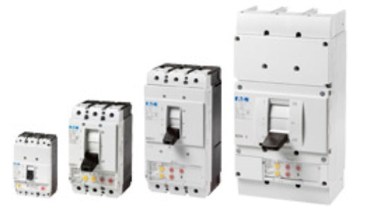 Eatoncorp NZM6B-63/ZM6-60-800-OBI-CNA Disjuntor em Caixa Moldada, ANSI UL 489, tripolar, corrente 60,0A, tensão isolamento (Ui) 600V, 60Hz, interrupção 65kA, com disparador magnético ajustável, 6,7 a 13,3 x corrente nominal, acionamento por alavanca rotativa, categoria A, fixação por parafuso, produto importado
