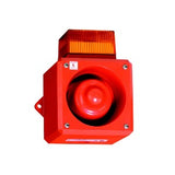 Stahl Clifford & Snell YL50/N50/R/RF Sinalizador Sonoro Detector de Incendio, corpo em policarbonato, cor vermelho, tensão alimentação 230V, pressão sonora 110dB, 32 tons, montagem por parafuso, 169x191x128 mm, ficha técnica catalogo data sheet
