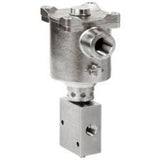 Burkert 456 496 Válvula Solenóide, extremidade da conexão rosca 1/4" NPT-M, 2/2 vias orifício interno 4mm, material do corpo aço inoxidável, tensão de alimentação 120 Vca potência 8 W, pressão máxima de operação 60 psi, instalação qualquer posição, grau de proteção IP 65-NBR IEC 60529, produto importado