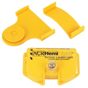 ACR 3766 HL 8-9A Sinalizador Luminoso para Salvatagem, uso em colete salva-vidas, alimentação ininterrupta de 8 horas, lâmpada de 0,75 candelas, bateria ativada por água, SOLAS/74, descontinuado/obsoleto, substituido pelo modelo 3764 Hemilight 3, produto importado, NCM 851220, catálogo data sheet