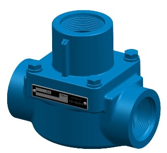 Amot 1CMAW13006-00-AA Válvula de Temperatura, 3-vias, faixa de operação de 49-60/55°C, corpo em alumínio, rosca SAE, O-ring, para uso em compressor Ingersoll Rand e outros modelos, corpo em alumínio, produto importado