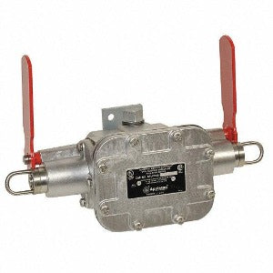 Appleton AFUX0333-55 Chave de Segurança, 0,4A, Ex d, IRC 60079-0, IIA e III, temperatura T6, 15A @ 120/240/480/600Vac, UL para Classe I, Divisão 1 e 2, Grupos C, produto importado