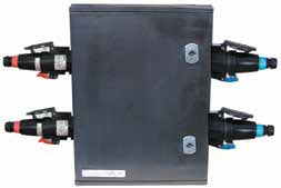 Appleton MREP4316BT001 Painel Eletrico Móvel, 4 tomadas, 2P+E, 16A, tensão 200-250V, 50/60Hz, invólucro em polyester termoplástico, NCM 853710, IP66, IEC 60529, produto importado, catalogo data sheet