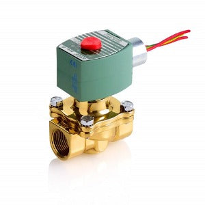 Asco EF8210G032 Valvula Solenoide, 2/2 vias, material latão, normalmente aberta, conexão rosca 1 1/2" NPT, orificio 32 mm, tensão nominal 120Vcc, IP65, IEC 60529, pressão máxima operação 9 Kgf/cm2, T3, Ex Dm, Grupo IIB, substitui o antigo modelo 8211D032, produto importado, ficha tecnica catalogo datasheet