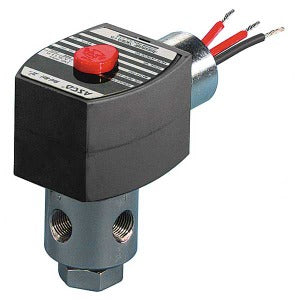Asco EF8320G202 Valvula Solenoide, 120V, corpo em aço inoxidável, normalmente fechada, diametro do orificio  3/32", selo NBR, 115 psi, produto importado