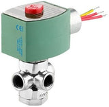 Asco EFHB8223G012-24VDC Valvula Solenoide, rosca 3/4" NPT, 2 vias, normalmente fechada, orifício 19mm, aço inoxidável, 24 Vcc,16,8 W, pressão máxima 450 PSI, fluido óleo, IP66, IEC 60529, Ex d, 60079-0, Grupo IIC, T6, equivalente HTX8223A01313622 (normalmente aberta), produto importado, ficha tecnica catalogo datasheet