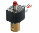 Asco EV8314G301 Valvula Solenoide, conexão rosca 1/4" NPT-M, 3 vias, operação biestável, orifício 2 mm, corpo em aço inoxidável, tensão nominal de alimentação 24 Vcc.  1,4 W potencia, pressão máxima de operação: 150 psi, ar/gás, IP66W, NBR IEC 60529, produto importado, NCM 848120, ficha tecnica data sheet