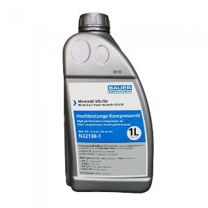Bauer Compressor N22138-1 Óleo Lubrificante para compressores industriais, Mariner 320, tipo alternativo frasco de 1L, FT 68C, Molygrafit, produto importado, ficha tecnica catalogo datasheet MSDS
