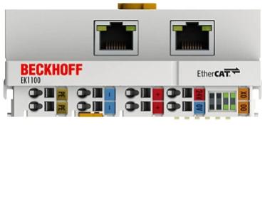 Beckhoff EK1100 Modulo para Controlador Logico Programavel, EtherCat Coupler para terminal E-Bus