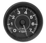 Bombardier 174985 10 - J - B Tacômetro Analógico, acionamento ou sinal entrada de contato, faixa de medição 0-7000 rpm, produto importado