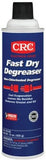 CRC 2185 Desengraxante de Secagem Rapida (degreaser), tipo spray (aerosol), líquido, sem cor, densidade 0,77, solubilidade negligível, ponto de ebulição 48ºC, 15wt (14 Oz), produto importado