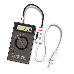Analisador de gás CY-12C Medidor de Concentração de Oxigênio (O2), portátil, de uso profissional, monitor de teste de conteúdo de alta precisão, faixa 0-100% 0-50% 0-1%, precisão ± 0,10%, resolução 0,01%, 4W, produto importado, ficha tecnica catalogo datasheet