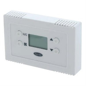 Carrier TB-NHP01-A Termostato não-programável, para ar condicionado (A/C) e bomba de calor (HP), frio/quente, série básica para uso em Refrigeração e Ar Condicionado, código NCM 9032100030, Produto Importado, ficha técnica catalogo datasheet
