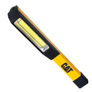 Caterpillar CT1000 Lanterna Manual (pocket flashlight), formato retangular, cor amarelo/preto, fluxo luminoso 175LM (Lumens), tecnologia LED COB, produto importado, ficha tecnica catalogo datasheet