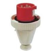 Cooper CH320P6W Conector Eletrico Industrial Tripolar, conforme IEC 60309-1, com 3 pólos (2P+T), 6h, 200 - 250 Vca,corrente nominal 20A, corpo em em poliéster + fibra de vidro, grau de proteção IP66, produto importado, ficha tecnica catalogo datasheet