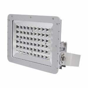 Eaton Cooper FMVA11L-W-Y-UNV1-76-S891 Projetor de Iluminação, 180° movimento horizontal, módulo de LEDs 82W, 100-277Vca/108-250Vcc, 60H, corpo em alumínio, 1x entrada rosqueada NPT Ø3/4" (ASME B1.20.1), 1x prensa-cabo, difusor em vidro temperado, 11776 lm, IP66, NBR IEC 60529 Ex nA, Grupo IIC, T5, ficha tecnica data sheet