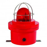 MEDC TH12DMA240GYDNN Sinalizador de Advertencia, de montagem fixa, tipo rotativo, na cor verde com lâmpada halógena de 70W, 240Vca, proteção IP66/67, NBR IEC 60529 Ex d, Grupo IIB, Classede temperatura T4 (135ºC), produtto importado, catalogo data sheet