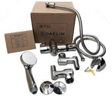 Daelim HB260TRX Misturador Termostático para Chuveiro, tipo ducha, composto de válvula reguladora de água quente/fria, mangueira e cabeça e conexões, corpo em latão cromado, Thermostatic Shower Mixer, descontinuado (obsoleto) substituido pelo novo modelo FB2060NRC