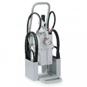 Damcos 160U7520 bomba hidraulica manual Portátil PHP 25-05, 5L-4M,&nbsp; 205 bar, 15°C a +80°C, 135 bar MWP, 25cm3, 5 litros, 4/3 vias, 180 bar, datasheet