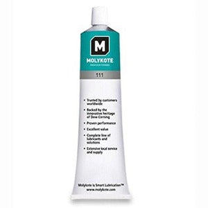 Dow Corning Molykote 111 graxa lubrificante, base hidrocarboneto, -40 a 204ºC, embalagem de 100g, 400g. 1kg e 5kg  NLGI 3, NCM 29319029, importado