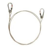 Dropsafe S014002153601 Cabo de Segurança com 2 carabinas, SWL 80 kg (176 lbs) 1 x Eye and Eye Splice, modelo 7500536, para uso naval e offshore produto importado