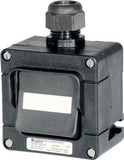 Cooper Crouse-Hinds GHG 273 2000 R0018 Interruptor de Tecla Basculante, IEC 60947-5-1, 2 posições, 250Vca, 16 A, montagem sobreposta, IP 66, IEC 60529, grupo IIC, classe de temperatura T6, classe térmica 70, produto importado, ficha tecnica catalogo data sheet