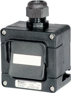 Cooper Crouse-Hinds GHG 273 2000 R0018 Interruptor de Tecla Basculante, IEC 60947-5-1, 2 posições, 250Vca, 16 A, montagem sobreposta, IP 66, IEC 60529, grupo IIC, classe de temperatura T6, classe térmica 70, produto importado, ficha tecnica catalogo data sheet