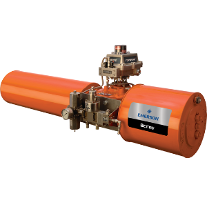 Emerson G4116-SR4-CCW Atuador Pneumático, tipo pistão, retorno para mola, especificação rotativo, ação de controle ar fecha, giro 0 a 90º, pressão máxima de trabalho 6,2 bar, Bettis G-Series, produto importado ficha tecnica catalogo datasheet