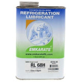 Emkarate RL 68H Óleo Lubrificante Sintético, para compressores industriais e sistemas de refrigeração, tipo rotativo, grau ISO 68, embalagem lata com 3,8L (1 galão), balde 18,9 (5 galões), Icematic SW 68, produto importado, ficha tecnica catalogo datasheet