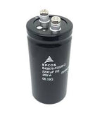 Epcos B43875-F2228-Q Capacitor Eletrolítico, fixo, 2200µF, voltagem 250VCC, ± 10%, PTH radial, polarizado, temperatura de operação -40 a 95°C, produto importado
