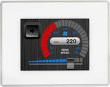 Exor ETOP306U201 Painel IHM, Interface Homem Máquina, toque de tela (Touchscreen), alimentação 18-30 Vcc, portas de comunicação 1 x Ethernet, RS-232/485/422, USB, display 5,7" CFL 320 x 240 pixels LCD, 64 MB flash, IP65, NBR UIEC 60529, obsoleto modelo atual ETOP306U101, importado, NCM 853710, catalogo data sheet