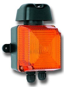 FHF11883314 Sinalizador de Advertência luminoso e sonoro, alarme secundário para telefone, TWIN EExII, alumínio, disponível em verde, vermelho, amber, azul e transparente, 230Vca, IP66, IEC 60529, Zonas 1 e 2, Grupo II, T4, II 2 G Ex e mb [ib] IIC T6/T5/T4 Gb, Inmetro, produto importado, catalogo datasheet