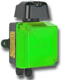 FHF11883314 Sinalizador de Advertência luminoso e sonoro, alarme secundário para telefone, TWIN EExII, alumínio, disponível em verde, vermelho, amber, azul e transparente, 230Vca, IP66, IEC 60529, Zonas 1 e 2, Grupo II, T4, II 2 G Ex e mb [ib] IIC T6/T5/T4 Gb, Inmetro, produto importado, catalogo datasheet