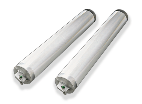 Techmak Fanbeam 1014S Reflective Tube Target, cobertura angular de 360°.alcance máximo 150m, acompanha maleta de transporte (transit case), produto importado, desenho tecnico e especificações