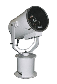 Francis FR560RC Holofote de busca, controle remoto, halogênio, aço inox, lampada 750 horas (115V) e 400 horas (230V), disponível em voltagem 115/230V, versão 1kW (A7132) e 2kW (A7133), 2000W (2kW), 2030m (milhas), IP56, IEC 60529, NCM 853950, C27635, produto importado, maual de uso e instalação, ficha técnica catálogo
