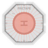 Frictape 7003-104 Rede de Pouso para Heliponto, medindo 15 x 15m, confeccionada em poliester com fibra natural de jutá, categoria H3, especificação DPC-NORMAM 27-CAP 0305, com chave catraca e manilha, NCM 73142000, produto importado, ficha tecnica catalogo datasheet