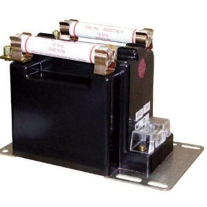 GE 763X121040 Transformador de Potencia, 2400V, com 2 fusíveis primários, modelo JVM-2C/3C, produto importado, ficha técnica catálogo