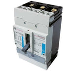 GE FDL36TD080GD Disjuntor Tripolar em caixa moldada, NBR IEC 60947-2, corrente nominal 80A, tensão de isolamento nominal (Ui) 750V, 50/60Hz, capacidade de interrupção máxima 150kA, com magnético fixo e térmico ajustável, acionamento por alavanca vertical, NCM 851190, produto importado