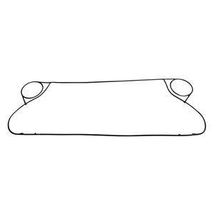 Gaxeta NBR HT Sonderlock S62, para uso em trocadores de calor Polaris e outros modelos, NCM 401693, produto importado