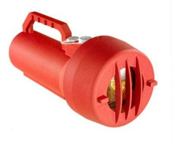 MSA General Monitors Lampada de Teste TL105, com carregador 71676-1, dimensões 330 x 127 mm, 12Vdc, 130W, peso 7,9 lb (3.5 Kg), para detector e combate de incêndio, sensibilidade FL4000H, FL500, FL4000, código NCM 85068000, produto importado, ficha tecnica catalogo manual datasheet